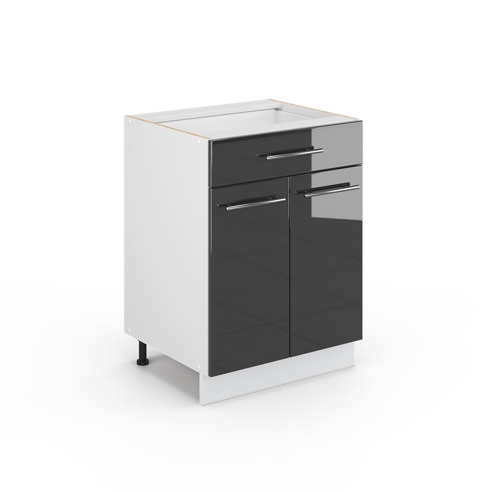 wohnli-moebel-suche-M25111739 Wohnli Möbelsuche - Badschrank mit Schublade ohne Arbeitsplatte Anthrazit Hochglanz 60x82