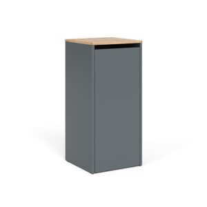 wohnli-moebel-suche-M25111790 Wohnli Möbelsuche - Badschrank mit Wäschkorb Anthrazit/Goldkraft Eiche 40.2x88.2cm