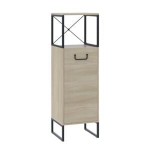 wohnli-moebel-suche-M25111793 Wohnli Möbelsuche - Midischrank Eiche/Schwarz 36x116.5cm