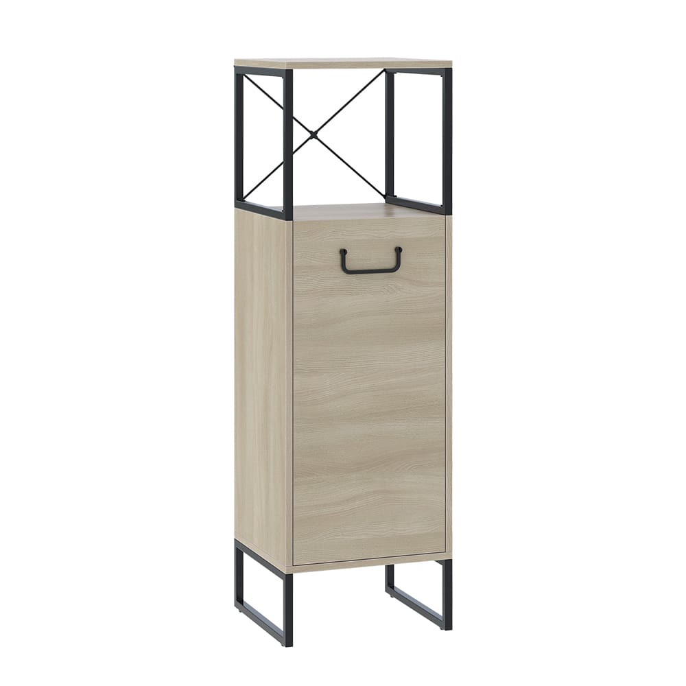wohnli-moebel-suche-M25111793 Wohnli Möbelsuche - Midischrank Eiche/Schwarz 36x116.5cm