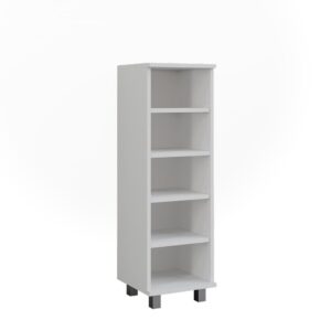 wohnli-moebel-suche-M25111803 Wohnli Möbelsuche - Midischrank mit 5 offenen Fächern Weiß 30.2x95cm