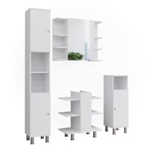 Wohnli Möbelsuche - Badmöbel-Set 4 Teile