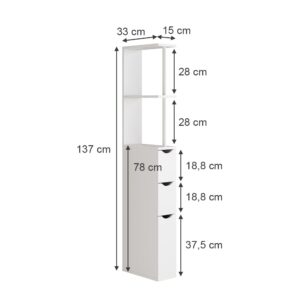 wohnli-moebel-suche-M25111819-1 Weiß 15 x 137cm