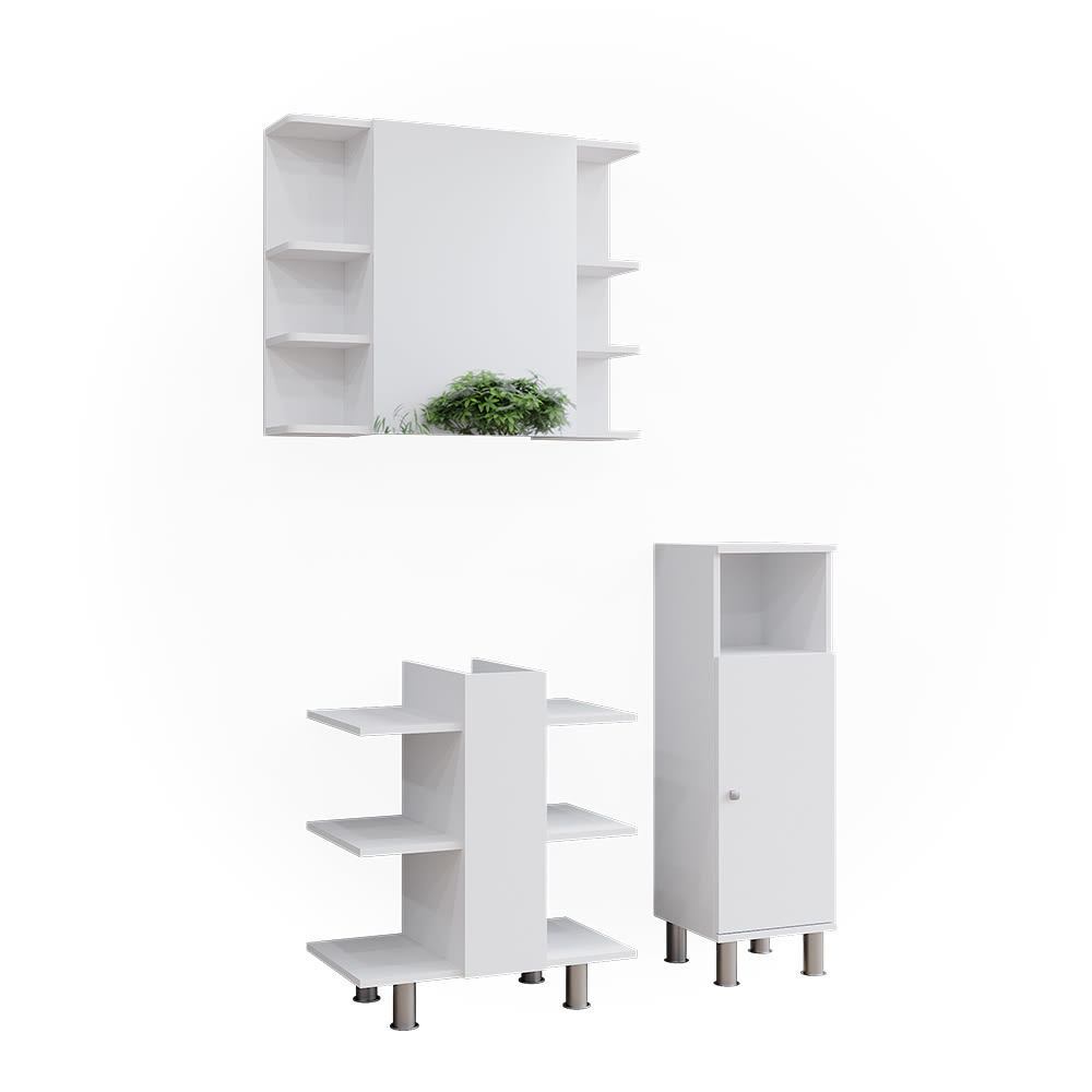 Wohnli Möbelsuche - Badmöbel-Set 3 Teile