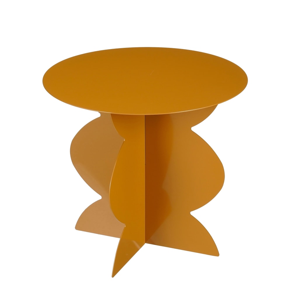 Wohnli Möbelsuche - Beistelltisch Rafi Braun Eisen H40xB45xL45cm