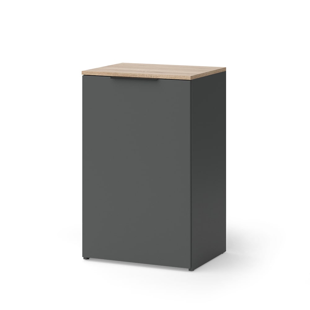 wohnli-moebel-suche-M25115626 Wohnli Möbelsuche - Kommode mit Regal Anthrazit 50x80cm
