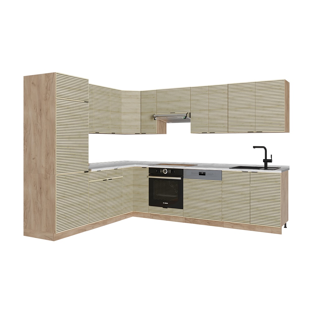 wohnli-moebel-suche-M25118859 Wohnli Möbelsuche - Eckküche AP Marmor Eiche Paneel 227x81