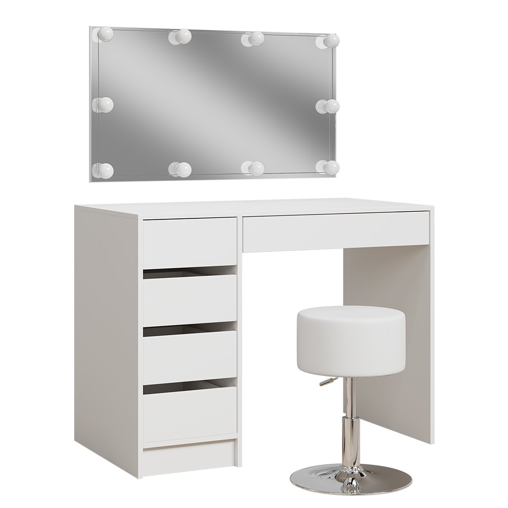 wohnli-moebel-suche-M25125087 Wohnli Möbelsuche - Schminktisch mit LED Beleuchtung und Hocker