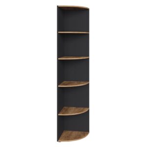 wohnli-moebel-suche-M25129460 Wohnli Möbelsuche - Eckregal Anthrazit/Goldkraft Eiche 40x180.6cm