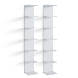 Wohnli Möbelsuche - Wandregal 2er Set Weiß 28x190cm