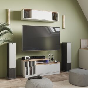 wohnli-moebel-suche-M25129545-1 Weiß/Sonoma 120 x 30 cm