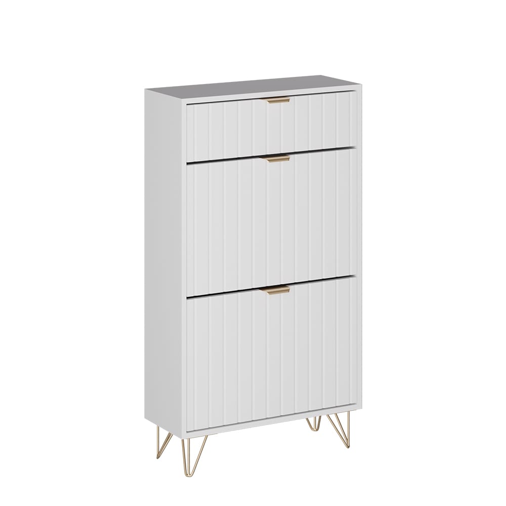 wohnli-moebel-suche-M25129668 Wohnli Möbelsuche - Schuhschrank 2 Fächer Weiß 60x107.5cm