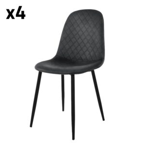 wohnli-moebel-suche-M25130694 Wohnli Möbelsuche - Esszimmerstühle 4er Set Anthrazit
