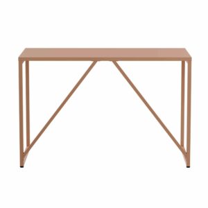 wohnli-moebel-suche-M25133243-1 Moderner Schreibtisch L120 cm aus braunem Metall 120x78x60cm Stahl Braun Oviala Möbel Büromöbel Schreibtische