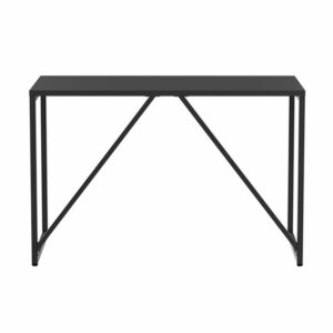 wohnli-moebel-suche-M25133246-1 Moderner Schreibtisch L120 cm aus schwarzem Metall 120x78x60cm Stahl Schwarz Oviala Möbel Büromöbel Schreibtische