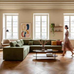 wohnli-moebel-suche-M25133380-1 Moderner ovaler Couchtisch L 120 cm aus braunem Glas 120x40x55cm Glas Braun Oviala Möbel Wohnzimmermöbel Couchtische