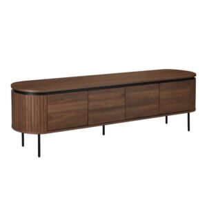 wohnli-moebel-suche-M25133566 Wohnli Möbelsuche - Rechteckiger TV-Schrank mit 2 Türen L200 cm dunkler Holzeffekt