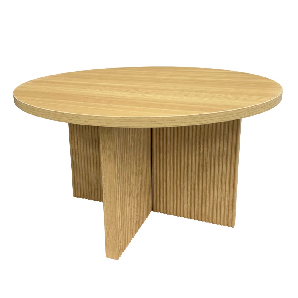 wohnli-moebel-suche-M25133578 Wohnli Möbelsuche - 80 cm runder skandinavischer Couchtisch mit hellem Holzeffekt