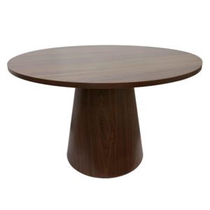 wohnli-moebel-suche-M25133706 Wohnli Möbelsuche - Skandinavischer runder Esstisch 120 cm in dunkler Holzoptik
