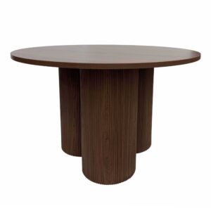 wohnli-moebel-suche-M25133715 Wohnli Möbelsuche - Moderner runder Esstisch 120 cm dunkler Holzeffekt