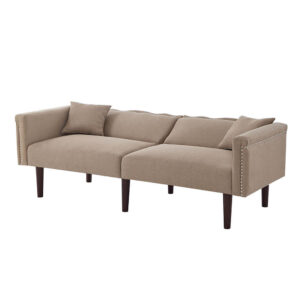 Wohnli Möbelsuche - 2-in-1-Sofabett unabhängig verstellbare Leinen-Stoff