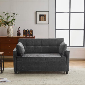 wohnli-moebel-suche-M25135159-1 142x85x79cm Spanplatte Schwarz Sweiko Sofas und Sessel Sofas Modulare Sofas