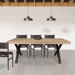 wohnli-moebel-suche-M25135263-1 Esstisch 180 x 90 cm 180x77x90cm Holz Beige Weber industries Möbel Esszimmermöbel Esstische
