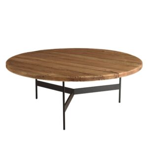 Wohnli Möbelsuche - Couchtisch 90 x 90 cm aus recyceltem Kiefernholz