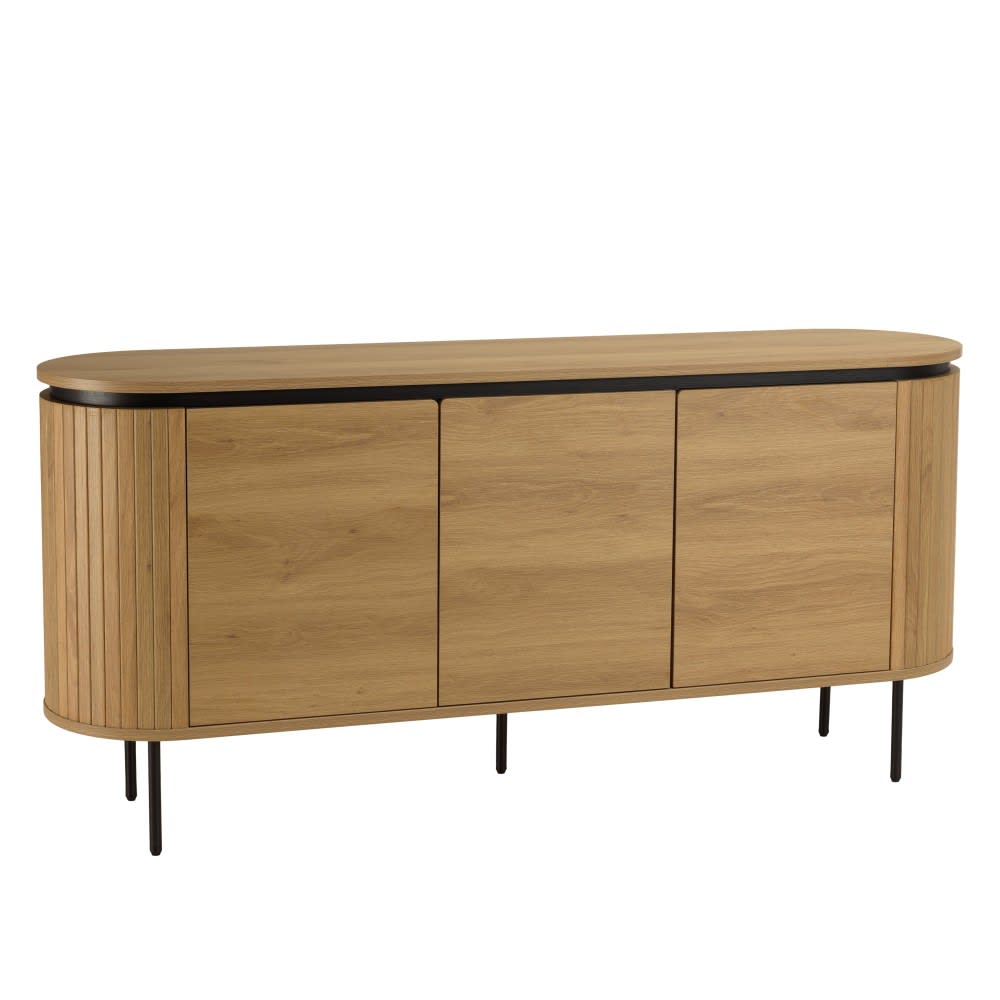 Wohnli Möbelsuche - Abgerundetes Sideboard in Naturfarbe