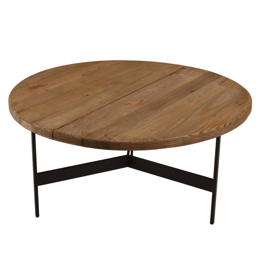 Wohnli Möbelsuche - Couchtisch 70 x 70 cm aus recyceltem Kiefernholz