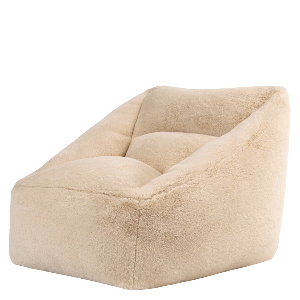 wohnli-moebel-suche-M25136269 Wohnli Möbelsuche - Sitzsack-Sessel aus Kaninchenfellimitat