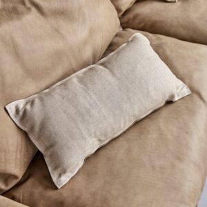 Sofa 3-Sitzer aus massivem Eichenholz und Leder Cheyenne 216x77x90cm Holz Braun Tikamoon Sofas und Sessel Sofas 2-Sitzer-Sofas & 3-Sitzer-Sofas