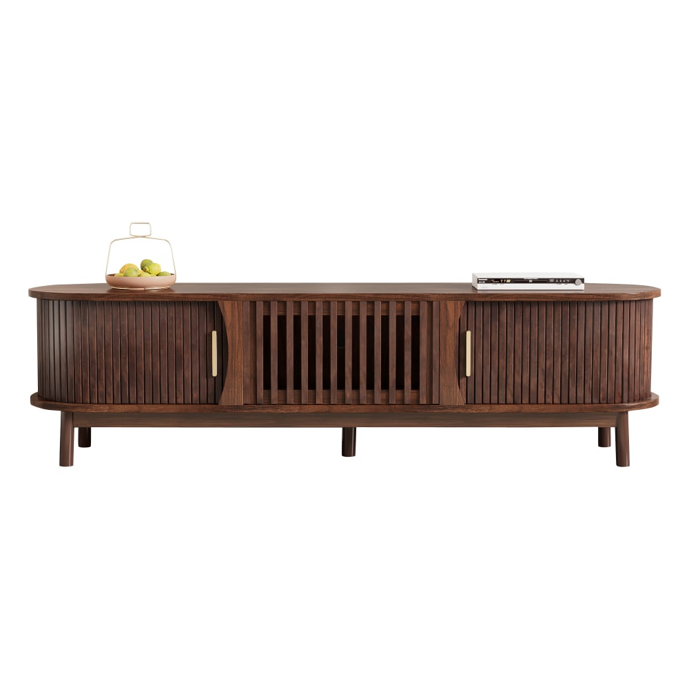 wohnli-moebel-suche-M25136939 Wohnli Möbelsuche - TV-Schrank aus Dunklem Holz mit Schiebetüren