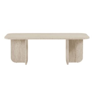 wohnli-moebel-suche-M25137076 Wohnli Möbelsuche - Couchtisch mit abgerundeten Kanten L120 cm - Dekor Travertin