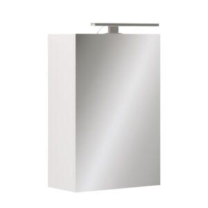 Wohnli Möbelsuche - Badspiegelschrank mit LED-Beleuchtung Weiß 40x60cm