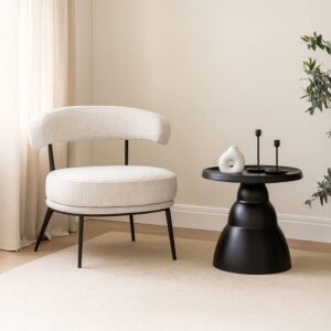 wohnli-moebel-suche-M25137245-1 68x68x62cm Metall Beige IDIMEX Sofas und Sessel Sessel, Poufs und Fußbänke Sessel