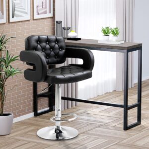 wohnli-moebel-suche-M25138982 Wohnli Möbelsuche - Tabouret de bar réglable en hauteur revêtement synthétique noir