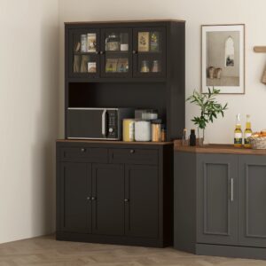 2Schubladen MDF Schwarz