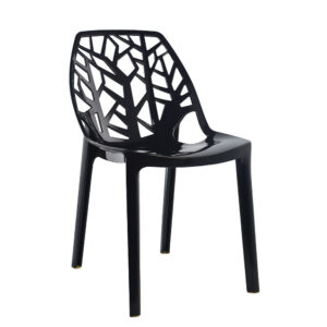 wohnli-moebel-suche-M25139495 Wohnli Möbelsuche - 2er-Set stapelbare Stühle aus Polycarbonat schwarz glänzend