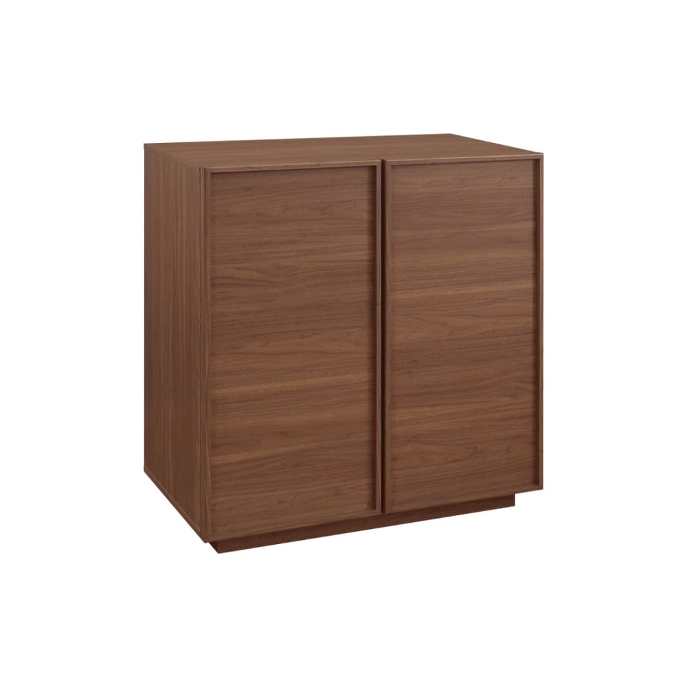 wohnli-moebel-suche-M25144001 Wohnli Möbelsuche - Anrichte Holzlook 2 Türen 80 cm 4 Fächer nussbaumfarben