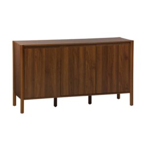 wohnli-moebel-suche-M25144004 Wohnli Möbelsuche - Sideboard Holzdekor 3 Türen Nussbaumfarbe