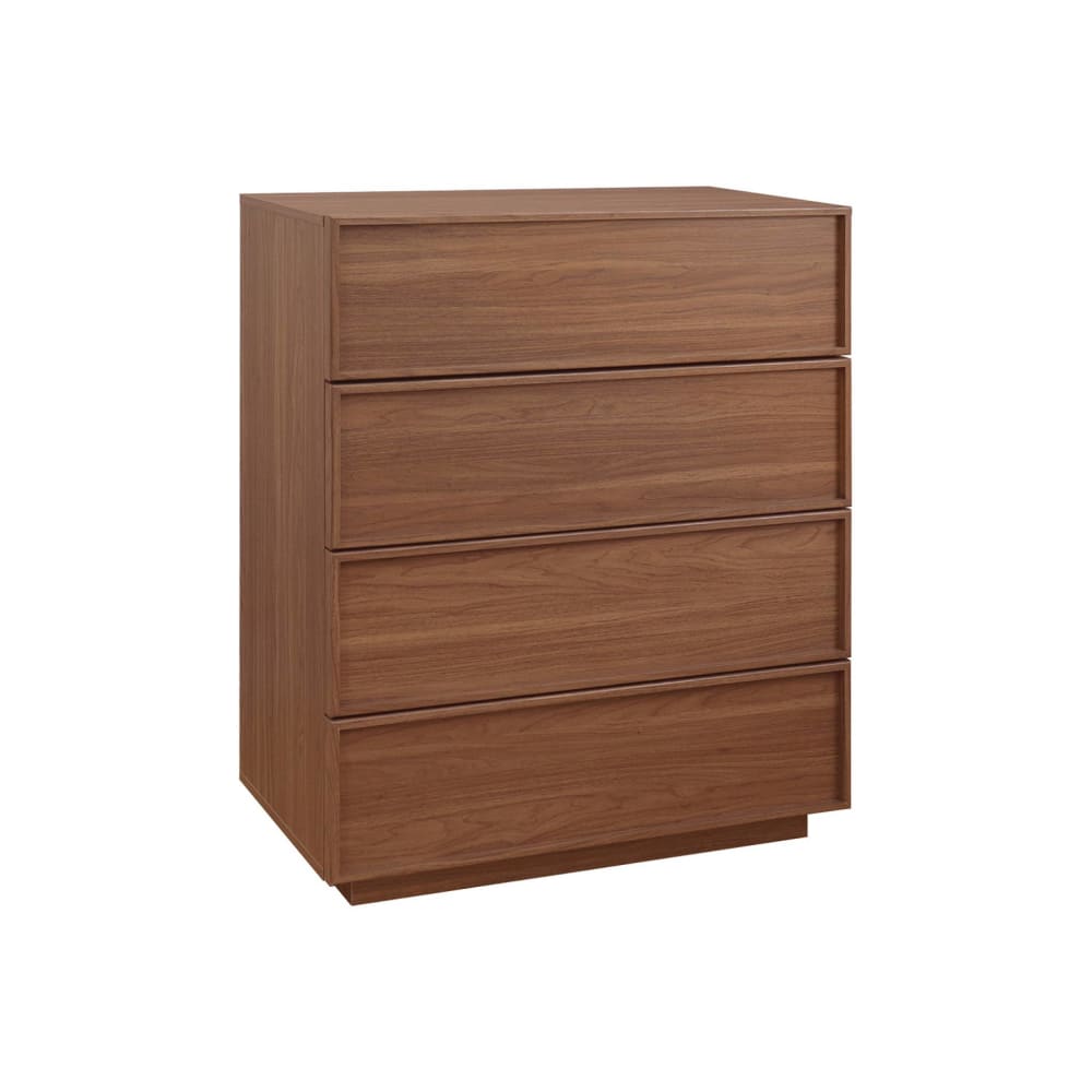 wohnli-moebel-suche-M25144016 Wohnli Möbelsuche - Kommode mit Holzlook nussbaumfarben 4 Schubladen