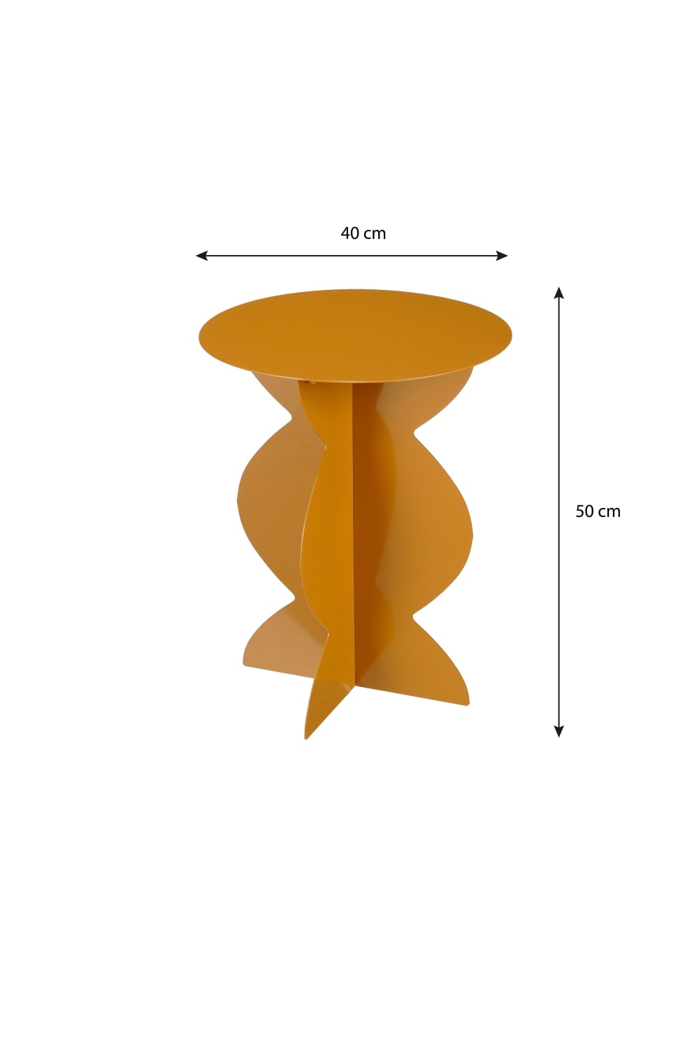wohnli-moebel-suche-M25144641-1 Beistelltisch Rafi Braun Eisen H50xB40xL40cm 40x50x40cm Stahl Braun Mica Decorations Möbel Wohnzimmermöbel Couchtische