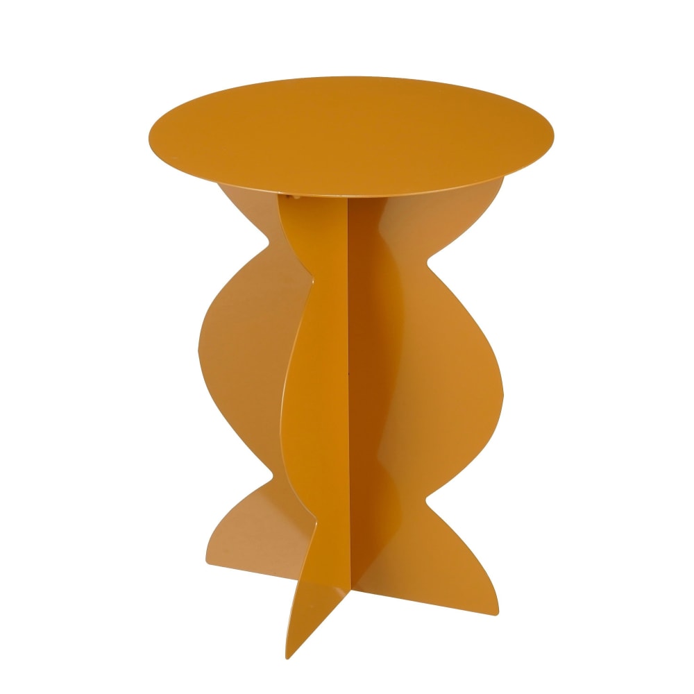 Wohnli Möbelsuche - Beistelltisch Rafi Braun Eisen H50xB40xL40cm