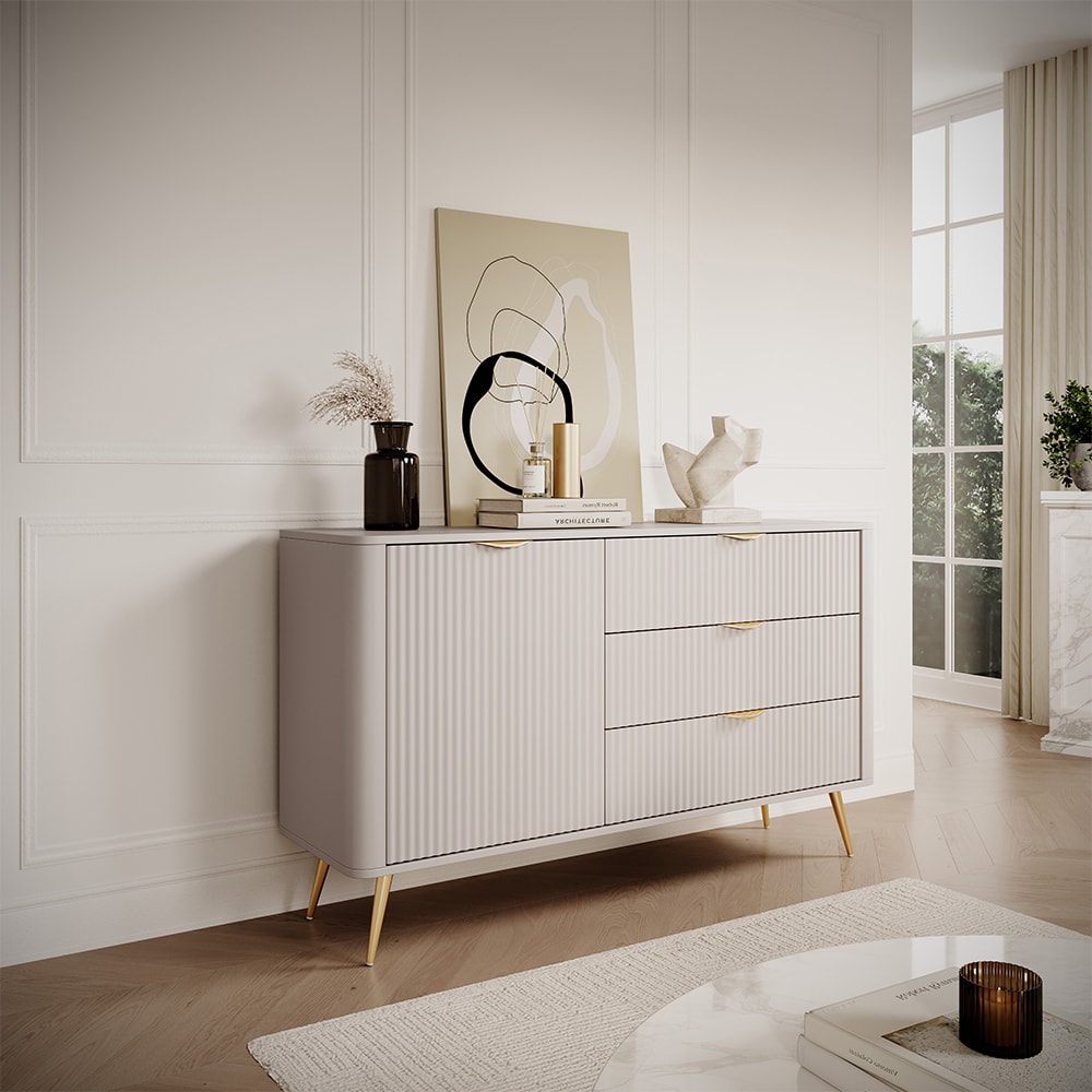 geriffelte Wellenoptik aus MDF