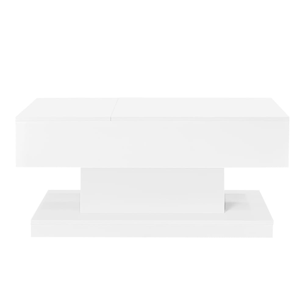 wohnli-moebel-suche-M25145611 Wohnli Möbelsuche - Hochklappbarer Couchtisch mit LED-Beleuchtung und 1 Schublade