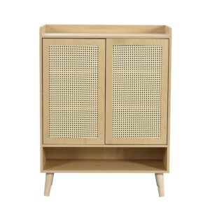 wohnli-moebel-suche-M25145612 Wohnli Möbelsuche - Schuhschrank in Holzoptik aus Kunststoffrattan