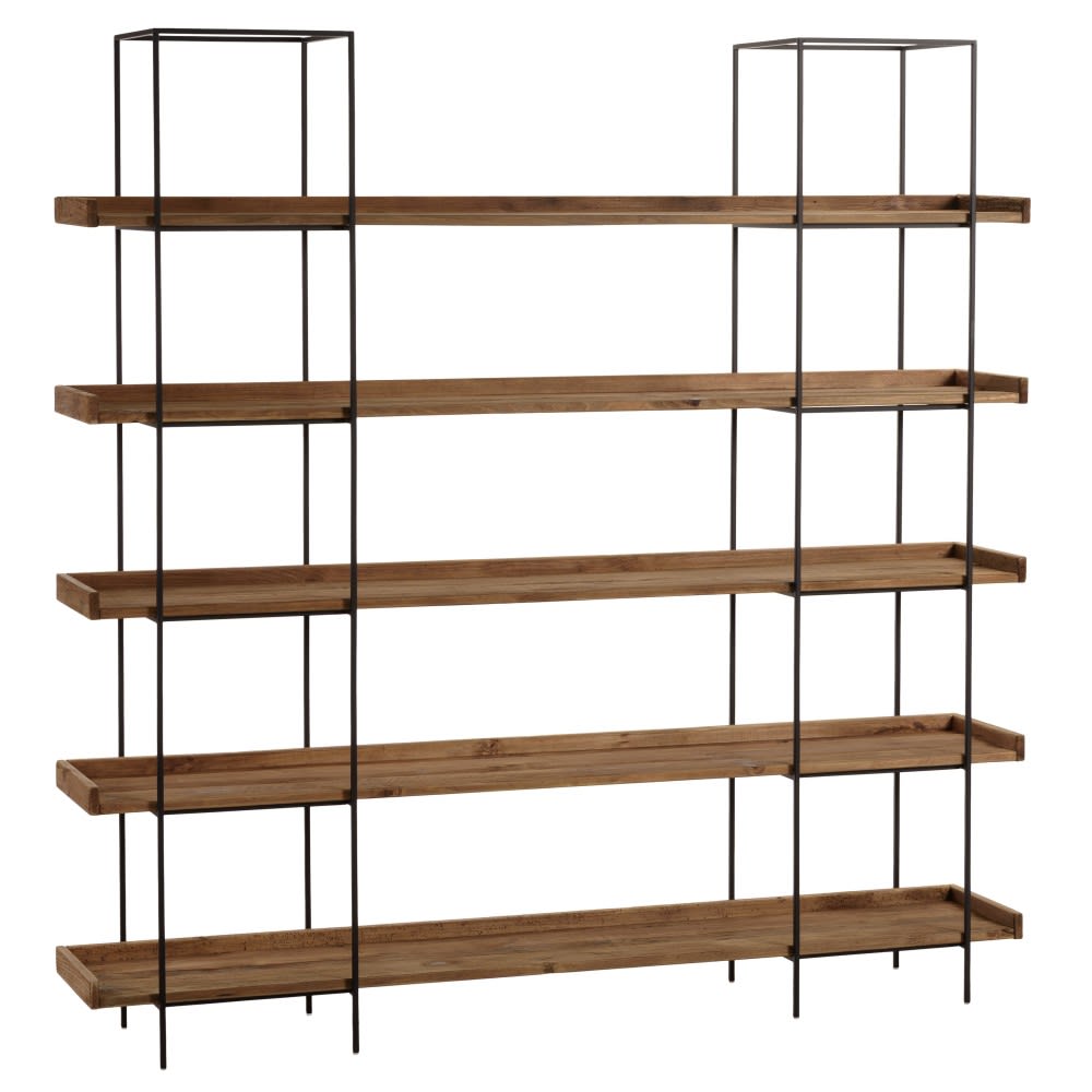 wohnli-moebel-suche-M25145649 Wohnli Möbelsuche - Regal mit 5 Fachböden aus recyceltem Kiefernholz