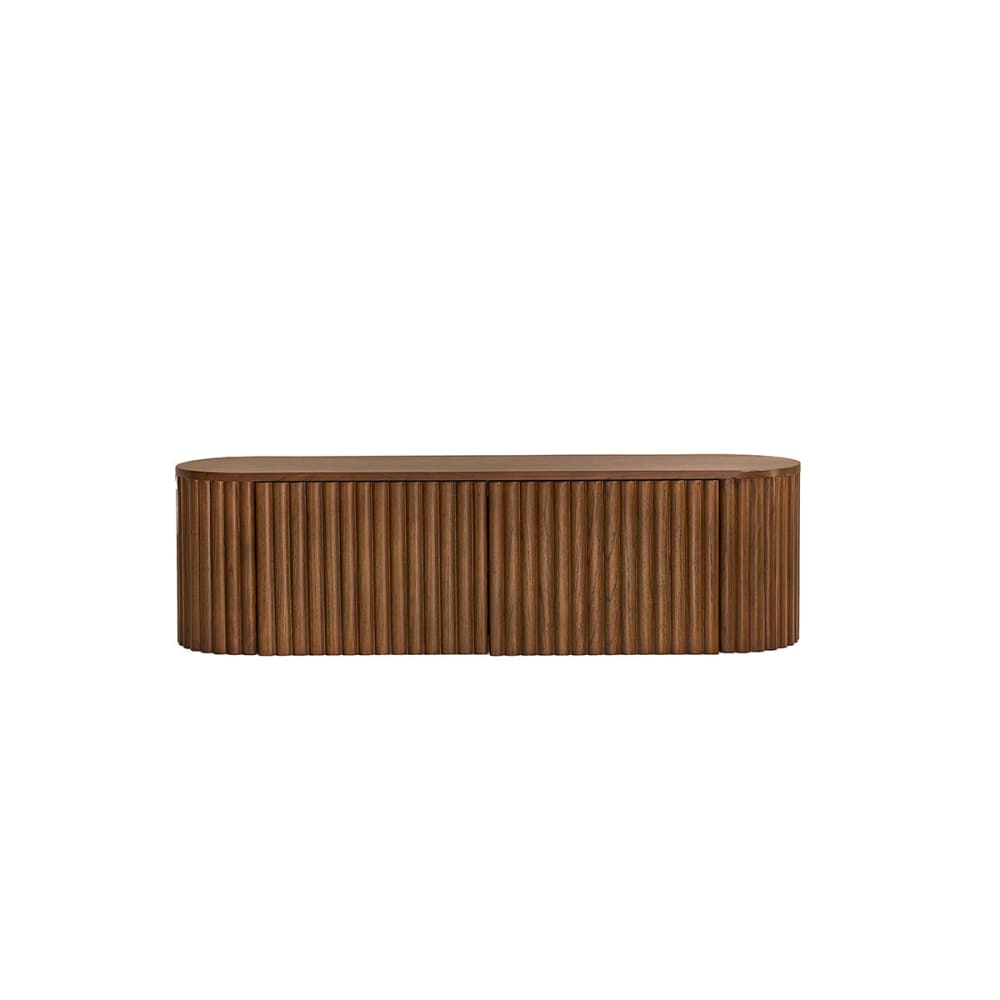 wohnli-moebel-suche-M25147164 Wohnli Möbelsuche - Hängender TV-Schrank aus Mindi-Holz mit Walnuss-Finish