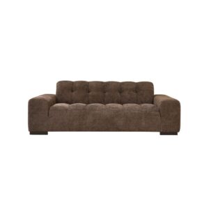 wohnli-moebel-suche-M25147179 Wohnli Möbelsuche - Gerades 3-Sitzer-Sofa aus gewebtem Samt in Mokka